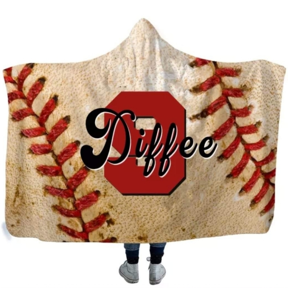 Custom Hoodie Sports Blanket